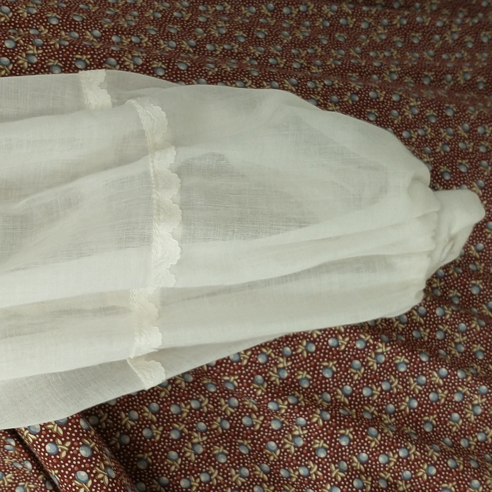 Vintage Gunne Sax Corset Laced Cotton Print Maxi Dress Exceptional Cond. SeeMeas - Picture 4 of 11